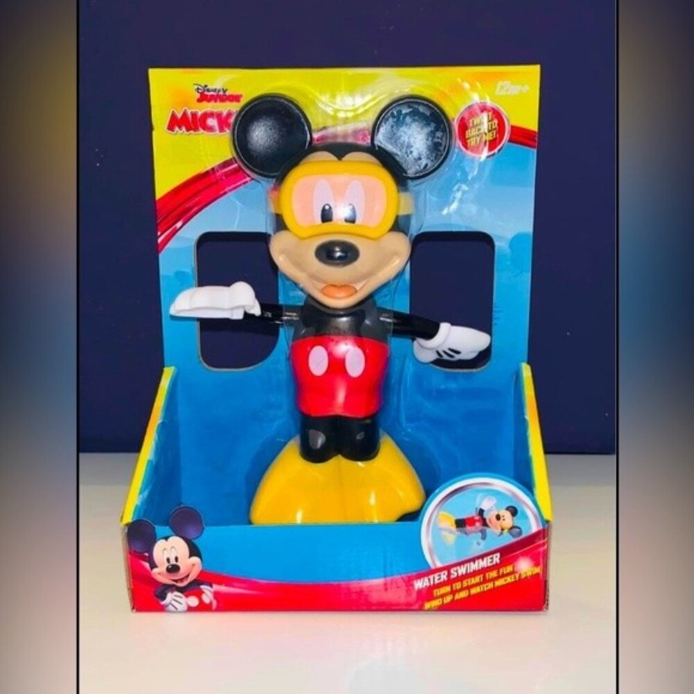 Mickey Mouse Swimmer Disney Bath Time Toy NEW